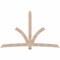 Ekena Millwork Davenport Smooth Timber Gable Bracket, Douglas Fir, 108"W x 68"H x 1 1/2"D x 5 1/2"F, 15/12 Pitch GBW108X68X0206DAV00SDF - alternate 1